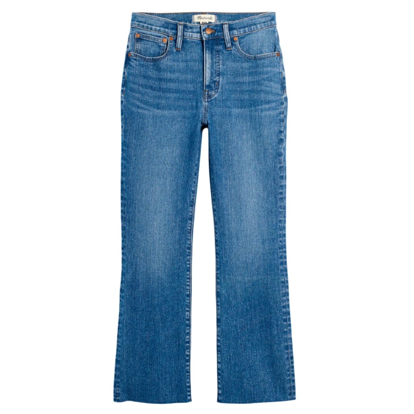 Madewell Classic Blue Mid Rise Kick Out Denim Jeans Size 24 P